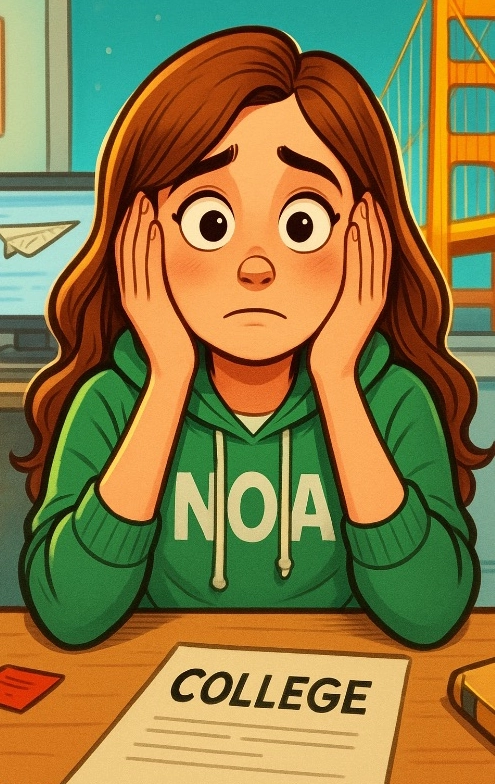 worried student